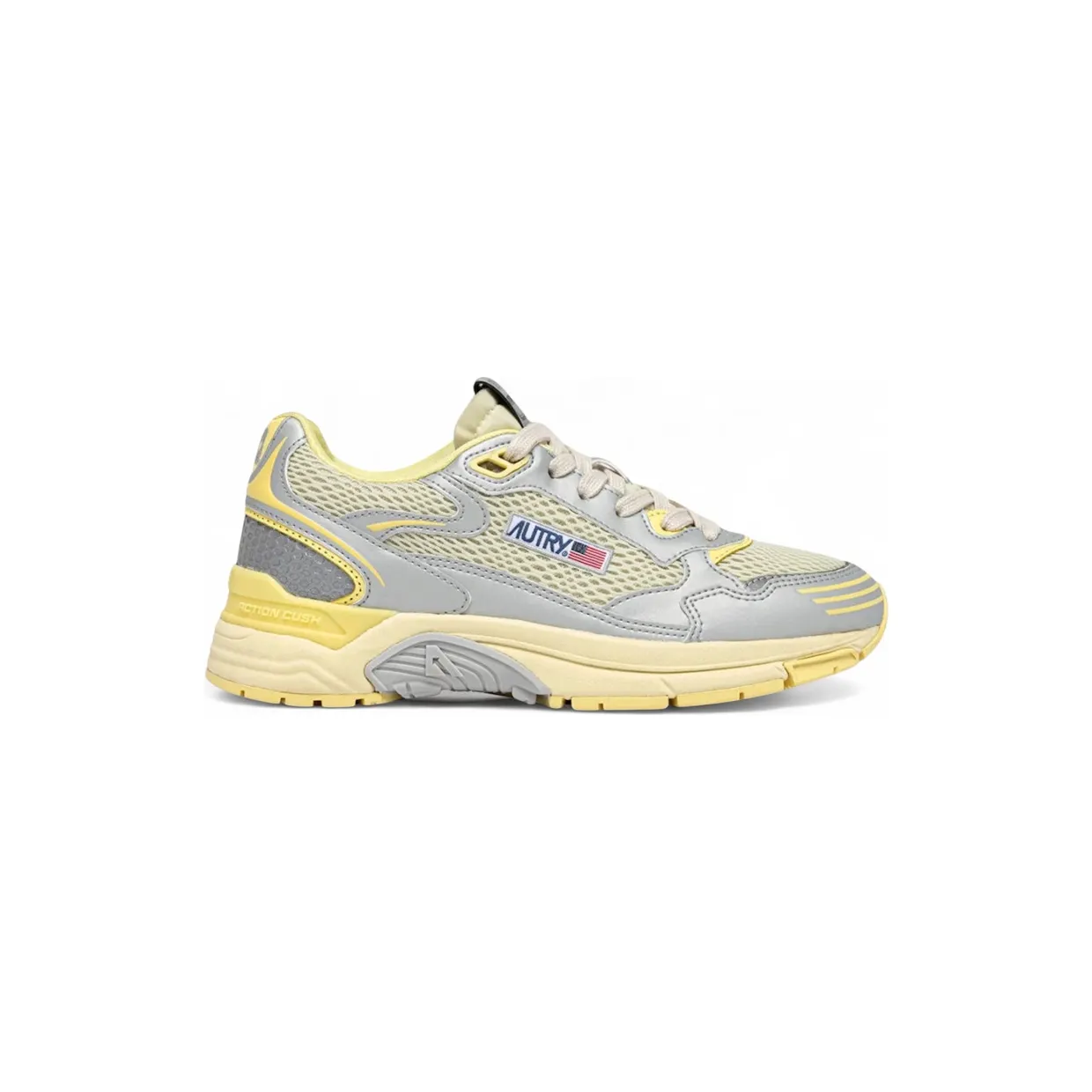 Autry Hyperway Synthetic Leather Silver Asparagus Lemon Meringue (HYLM-MV06)