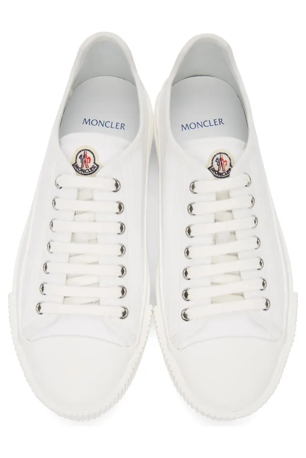 Moncler White Glissiere Sneakers (4M738 – 40 – 07504) (5)