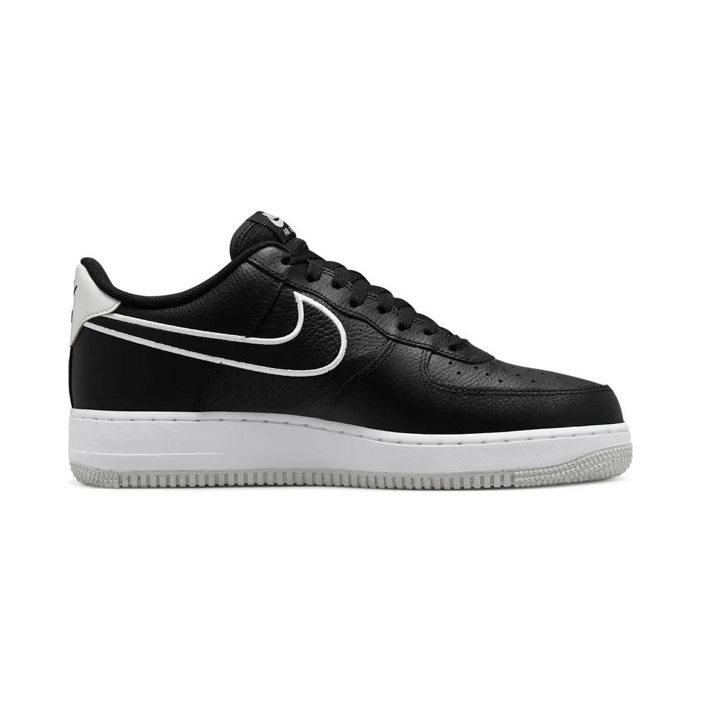 Nike Air Force 1 Low Embroidered Swoosh “Black / White / Photon Dust” (FJ4211-001)
