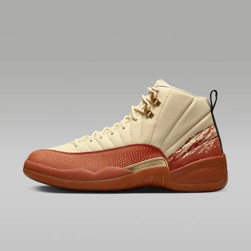 Air Jordan 12 Eastside Golf “Muslin / Burnt Sunrise / Black” (DV1758-108)