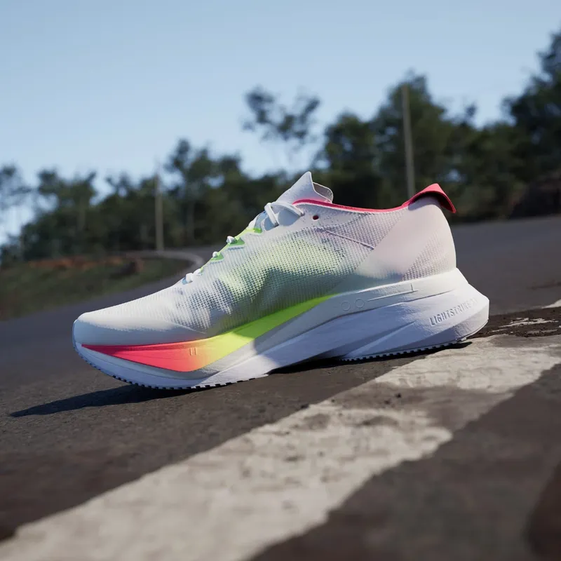 Adidas Adizero Boston 12 Cloud White / Core Black / Lucid Red (JQ2552)