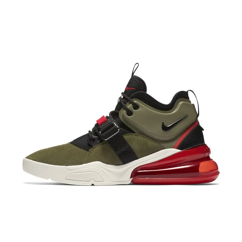 Nike Air Force 270 Medium Olive/Challenge Red Medium Olive/Black-Challenge Red-Sail (AH6772-200)