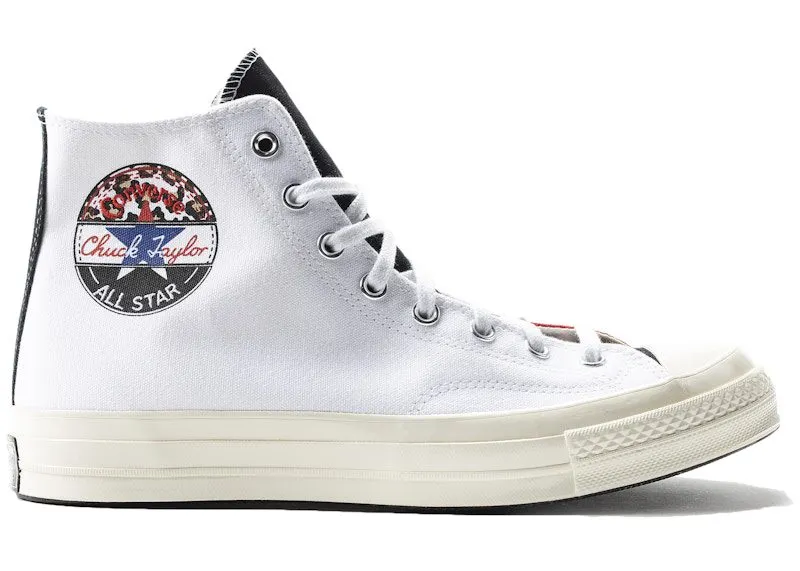 Converse Chuck 70 Hi Logo Play White University Red White/University Red/Rush Blue (166747C)