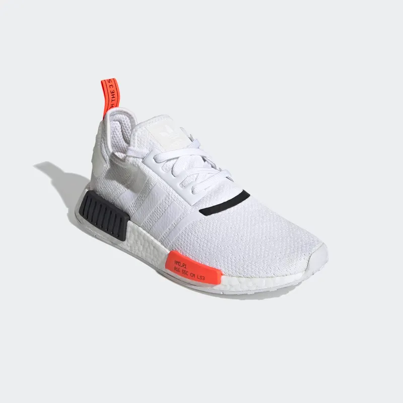 adidas NMD R1 Serial Pack Cloud White Cloud White/Solar Red/Core Black (EH0045)