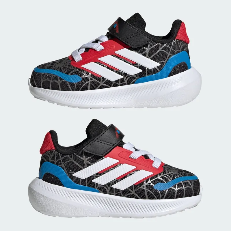 Adidas adidas Marvel Spider-man Runfalcon Kids Core Black / Cloud White / Pure Ruby (JR5661)