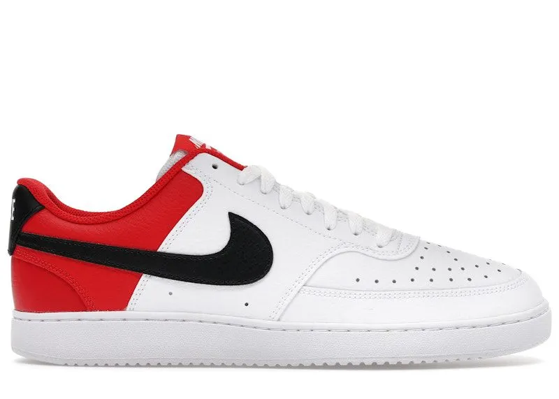 Nike Court Vision Low White Black University Red (DH0851-100)