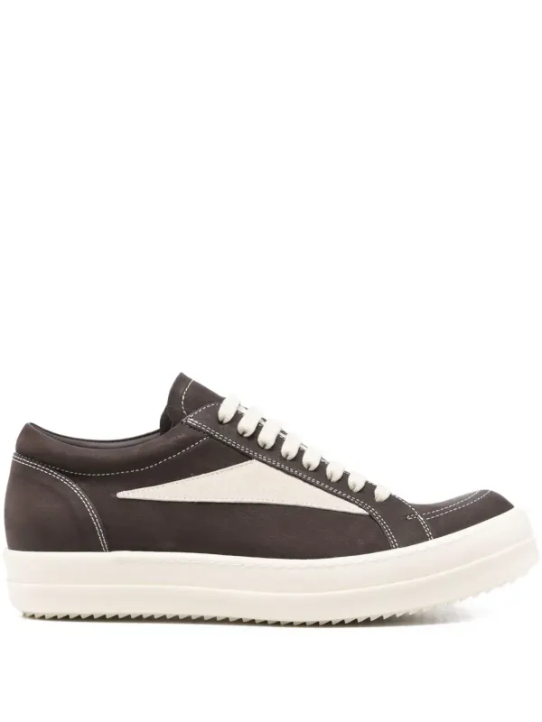 Rick Owens Sneakers aus Leder – Braun (RU02E1897LWNLVS)