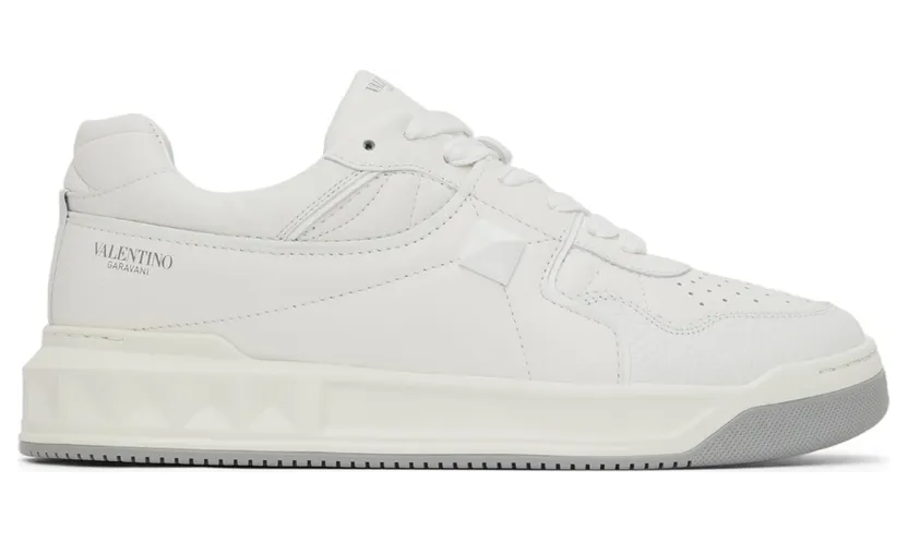 Valentino Garavani White One Stud Sneakers (XY2S0E71NWN)