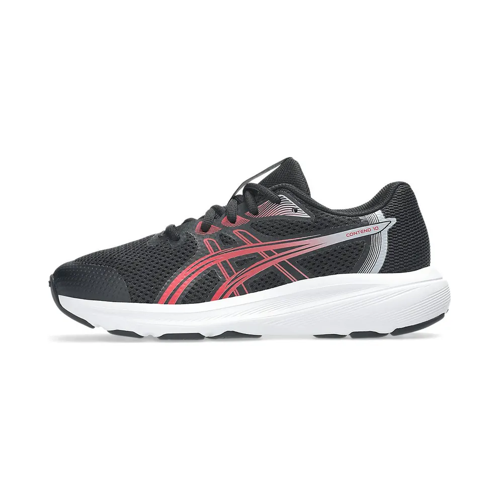 ASICS CONTEND 10 GS “Black / Speed Red” (1014A393-001)