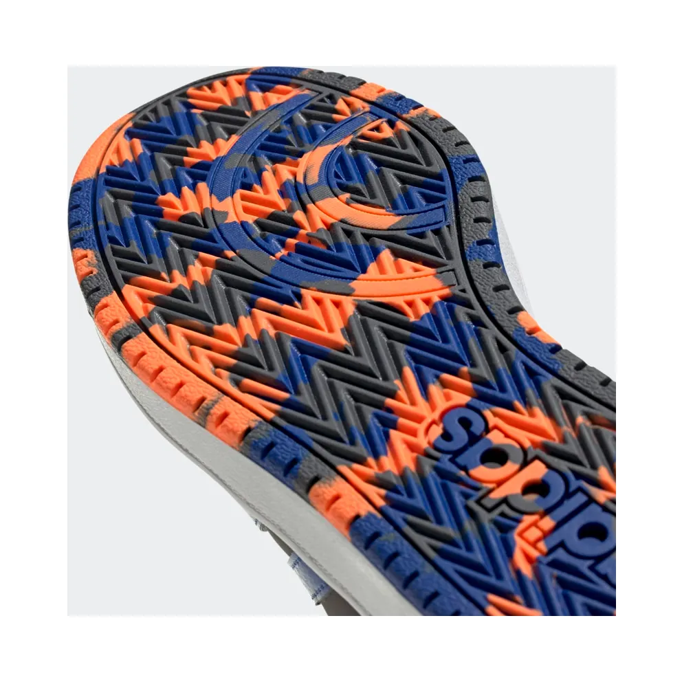 adidas Hoops 2.0 Mid Grey Five / Royal Blue / Signal Orange (FW4278)