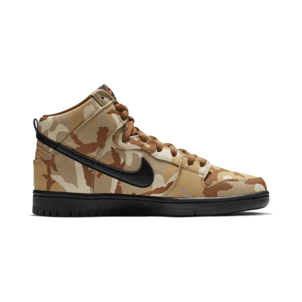 Nike SB Dunk High Pro Desert Camo Parachute Beige/Black-Ale Brown (BQ6826-200)
