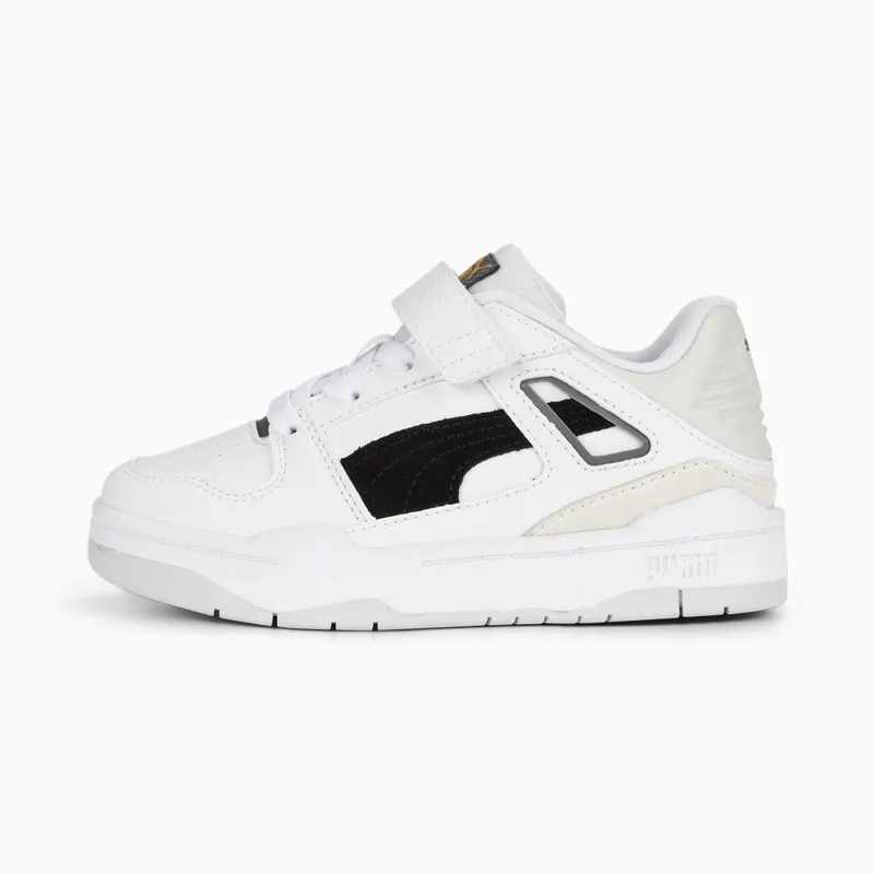 Puma Slipstream Suede FS with alternatieve sluiting White/Black/Grey (388684-05)