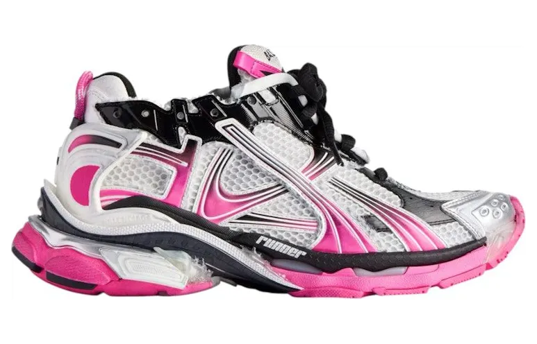 Balenciaga Runner White Pink Black (772767 WRUNG 9155)
