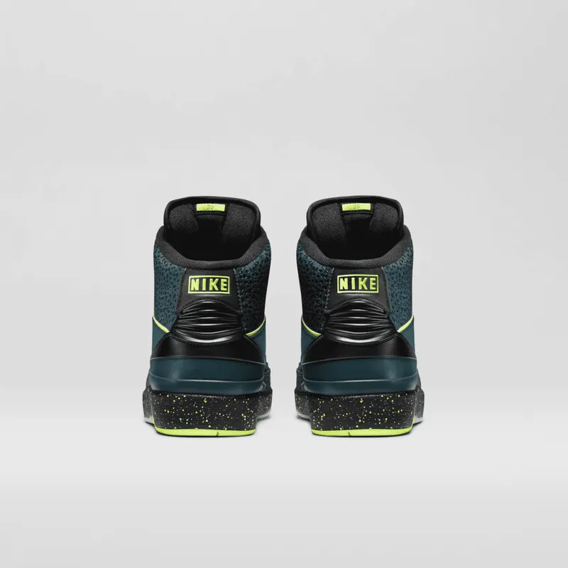 Jordan 2 Retro Nightshade Nightshade/Volt Ice-Black-Pure Platinum (385475-303)