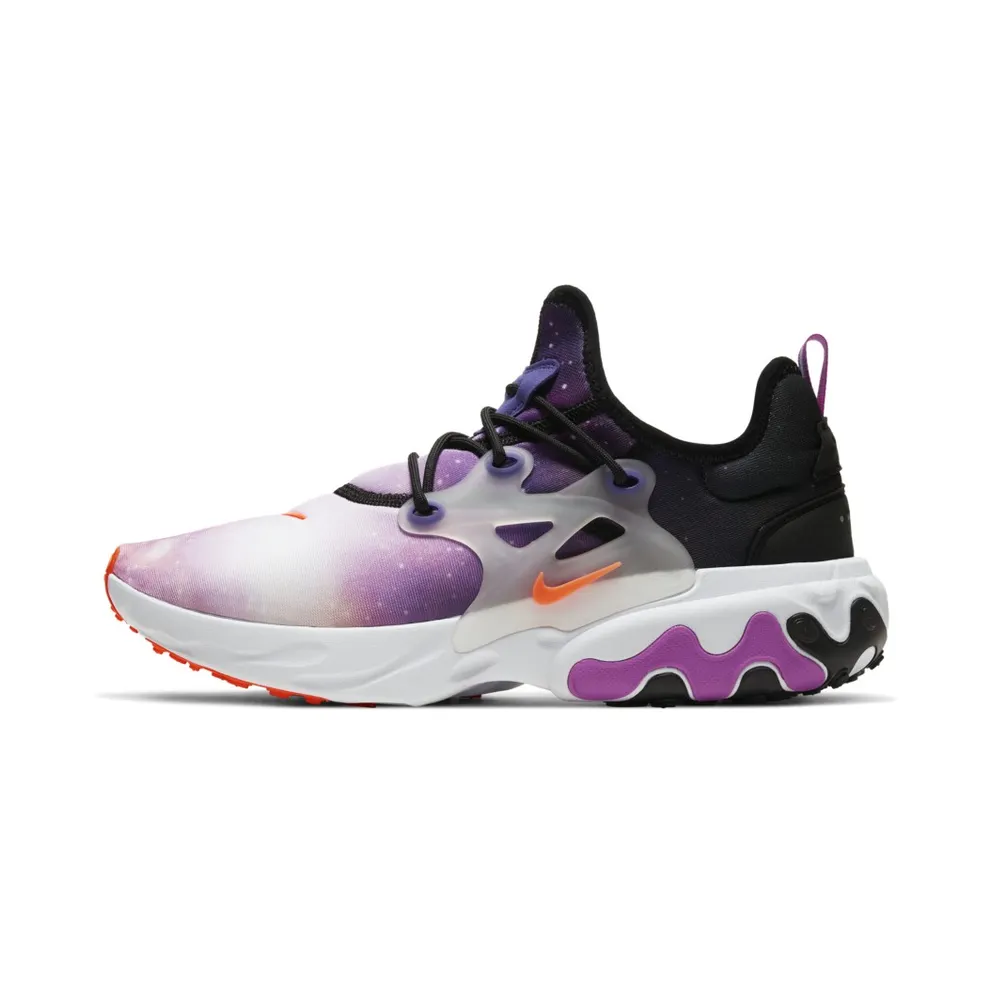 Nike React Presto Galaxy Black/White-Orange-Purple (CN7664-002)