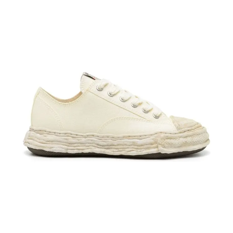 Maison Mihara Yasuhiro Peterson 23 OG Sole Canvas Low Garment Dyed White (A12FW706-WHT)