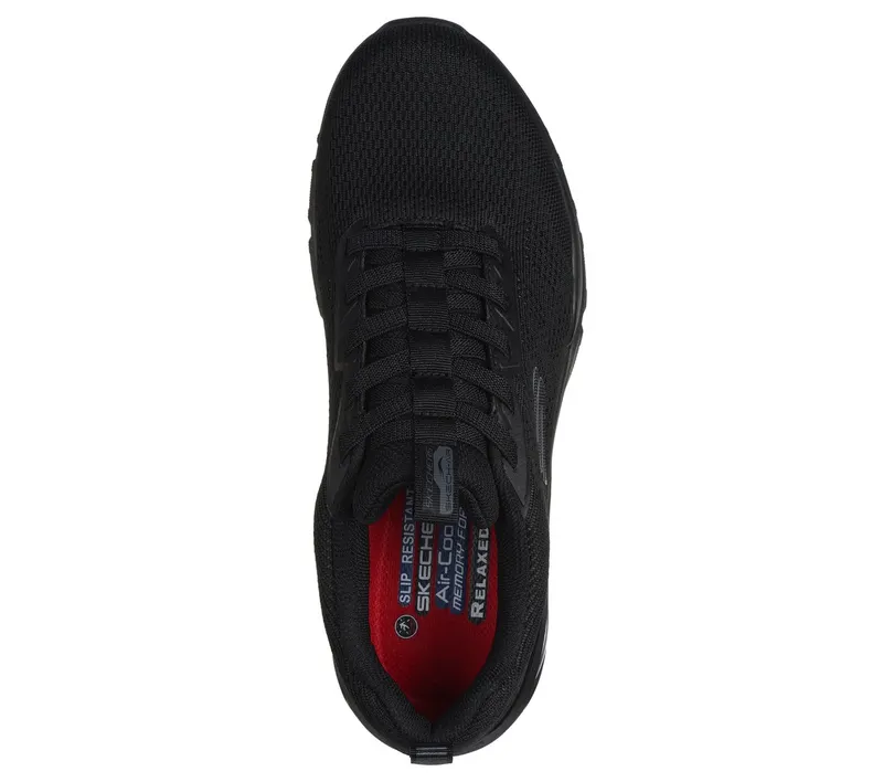 Skechers Work Slip-Resistant: Skech-Air Ventura Sneaker Black