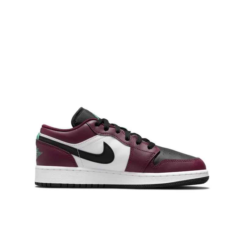 Air Jordan 1 Low SE Dark Beetroot Roma Green (GS) (DM0589-635)