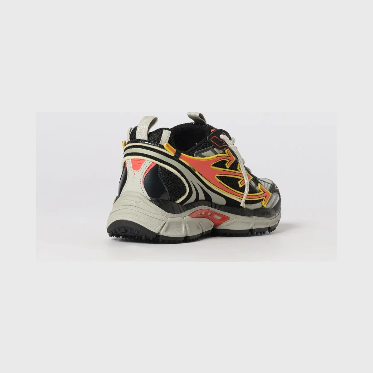 Off-White Be Right Back Mesh and Rubber Sneakers Black (OMIA295S26FAB0051026) (2)