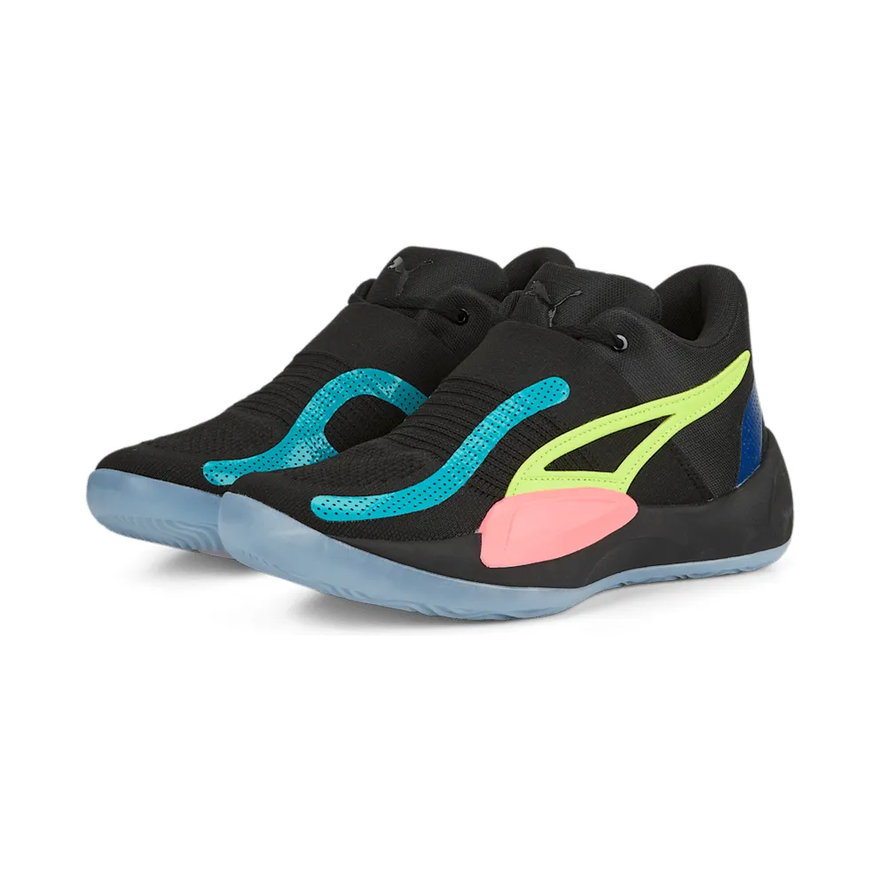 Men’s PUMA Rise Nitro Black/Sunset Glow (377012-03)