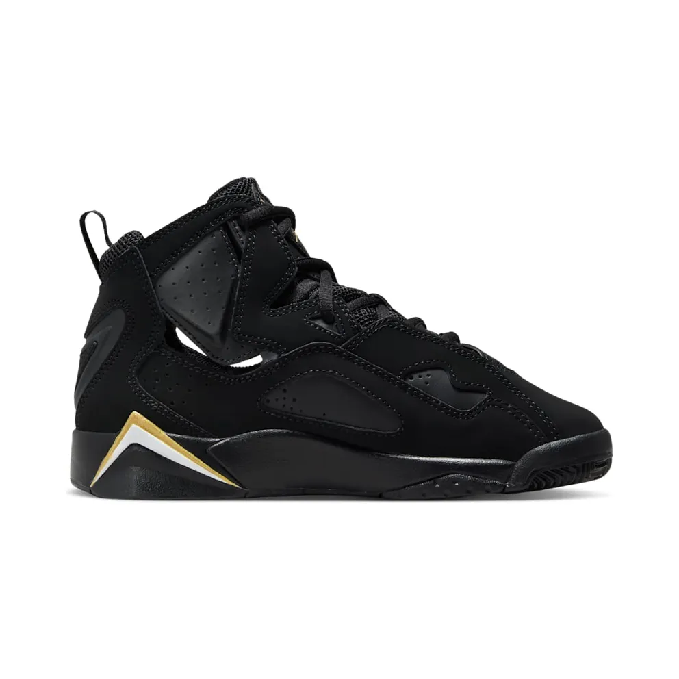 Jordan True Flight Black Metallic Gold White (343795-017)