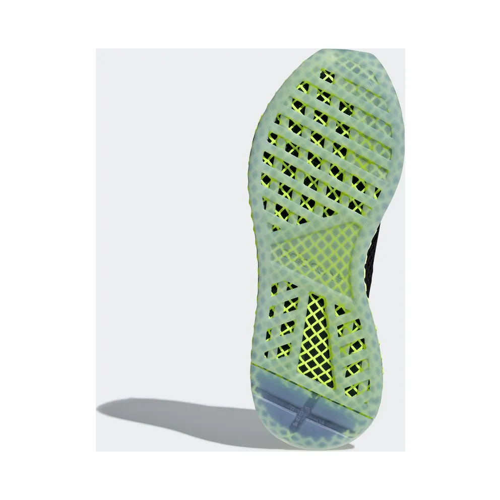 adidas Deerupt Core Black Ash Blue Core Black/Core Black/Ash Blue (B41755)