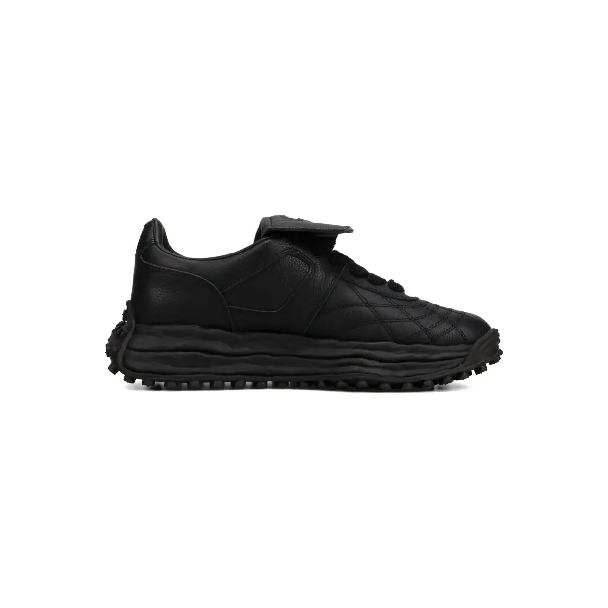 Maison Mihara Yasuhiro Scott leren “Black” (MMY25SA14FW701129)