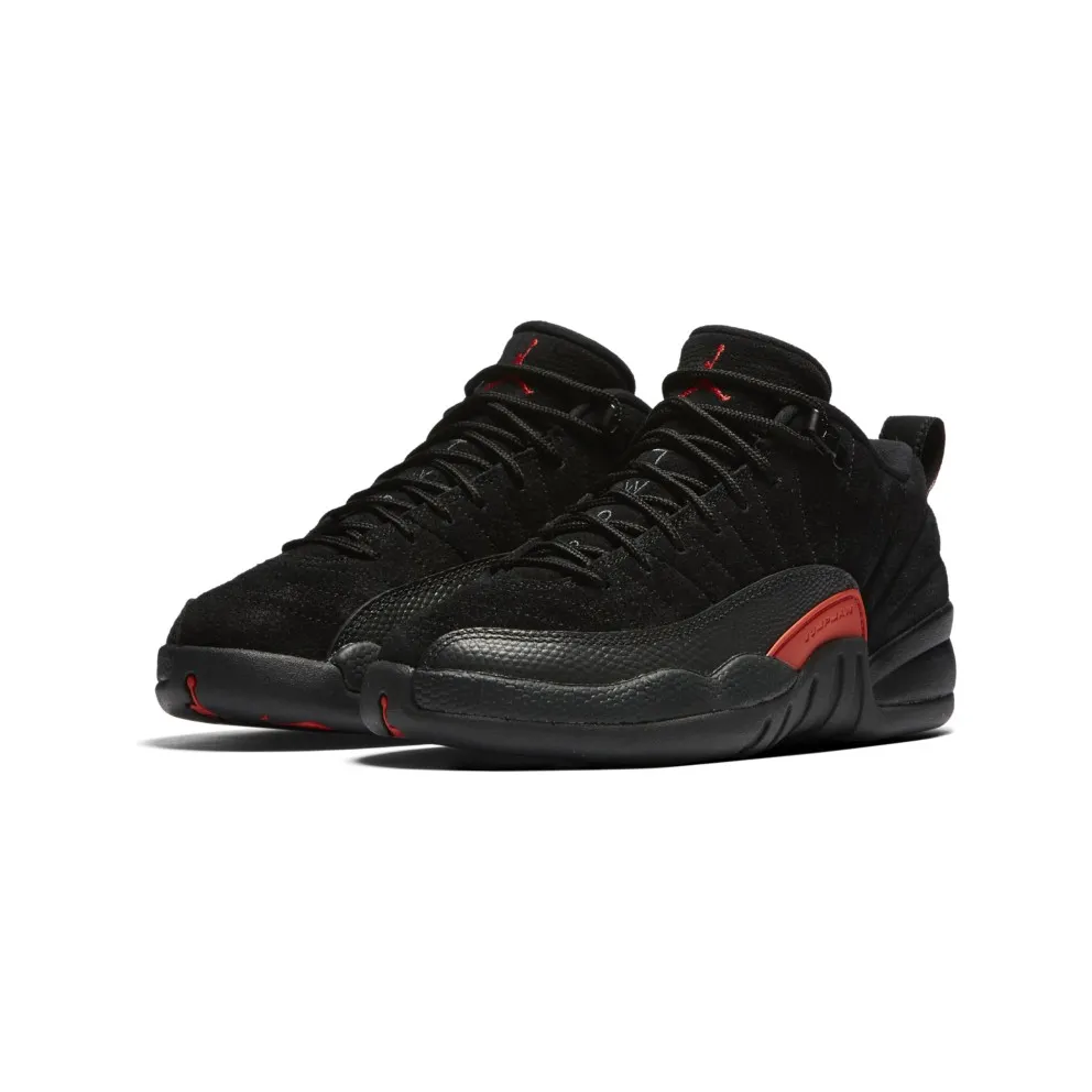 Jordan 12 Retro Low Max Orange (GS) Black/Max Orange-Anthracite-Metallic Silver (308305-003)