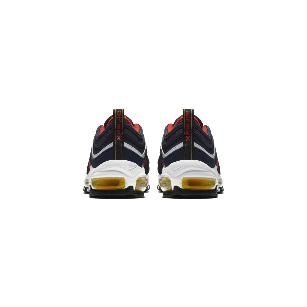 Nike Air Max 97 Midnight Navy Habanero Red (GS) Midnight Navy/Black-White-Habanero Red (921522-402)
