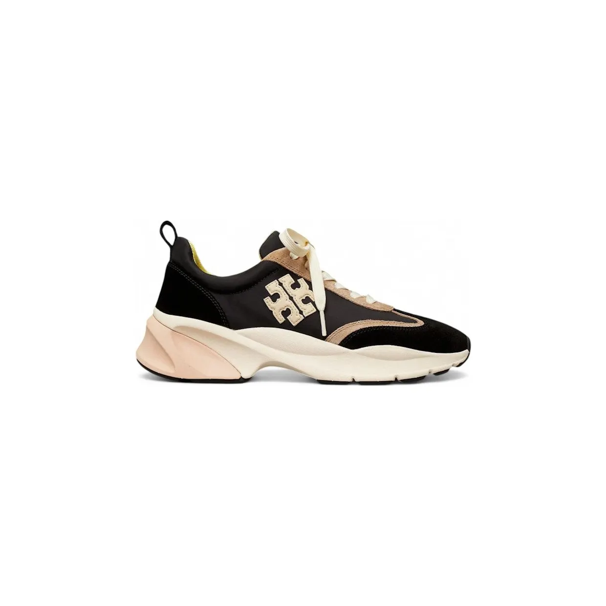 Tory Burch Good Luck Trainer Black Cream Black (83833-001)