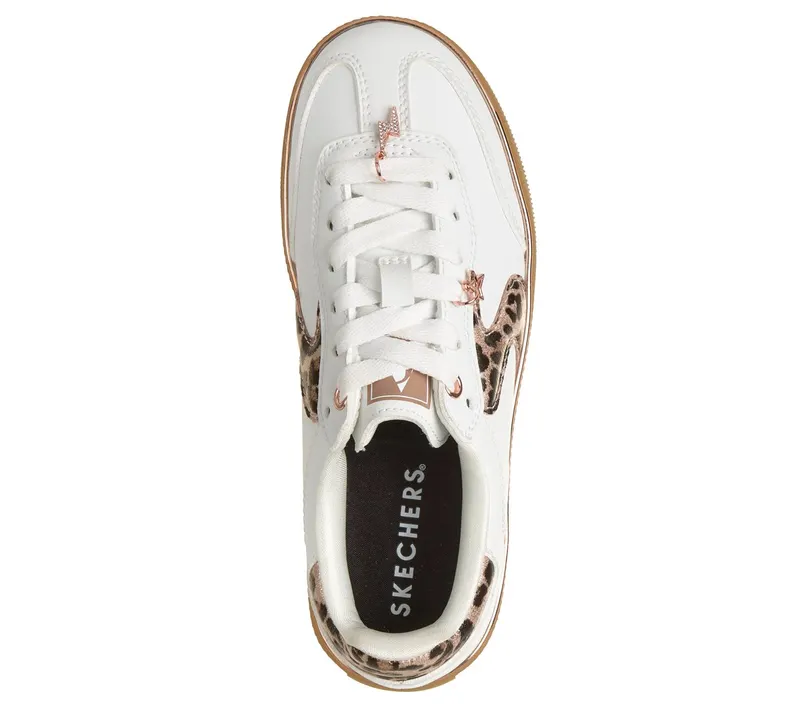 Skechers Hotshot – Leopard Fame Sneaker White/Luipaard