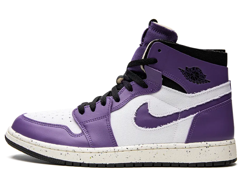Jordan 1 High Zoom Air CMFT Crater Purple – “White / Crater Purple / Black” (CT0978-501)