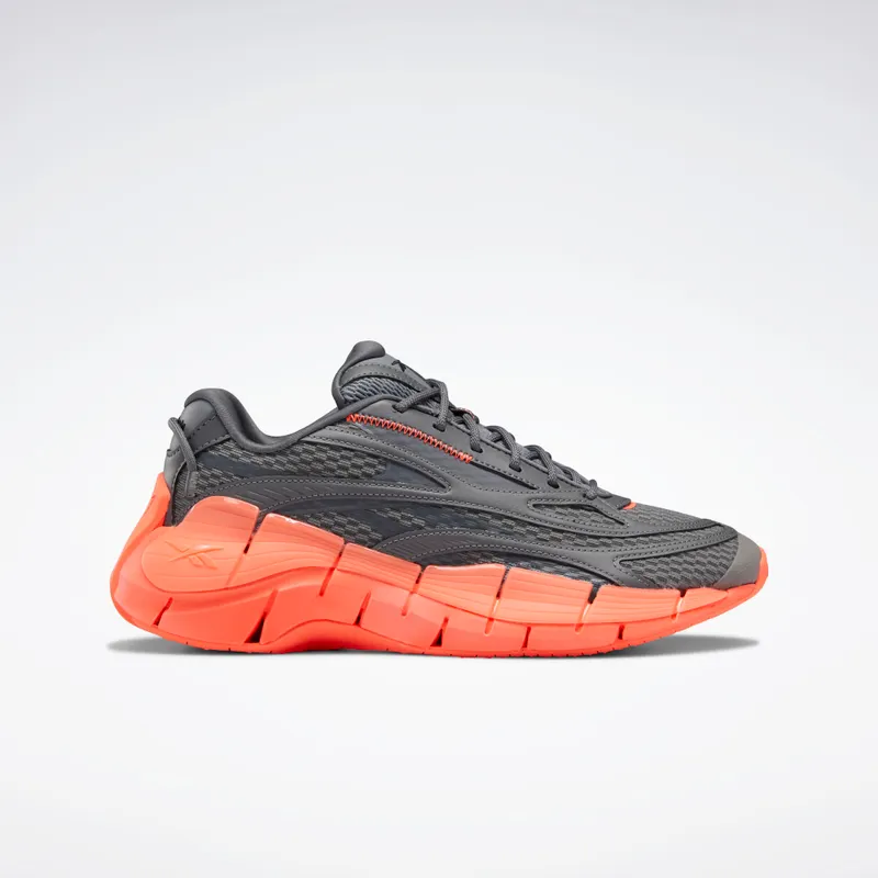 Reebok Zig Kinetica 2.5 Pure Grey 6 / Pure Grey 7 / Orange Flare (HR1388)