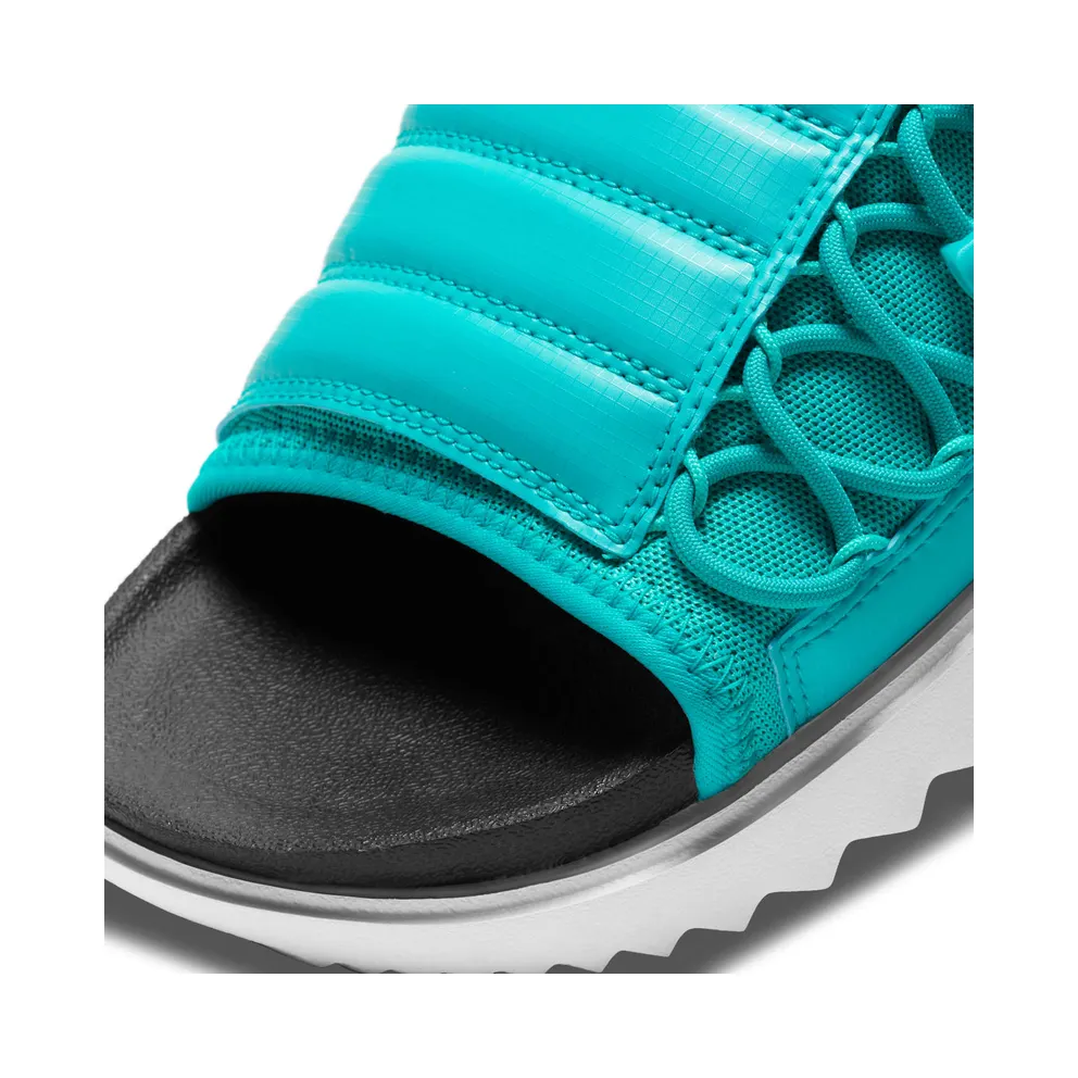 Nike Asuna Slide “Black / Oracle Aqua / White / Ghost Green” (CI8800-003)