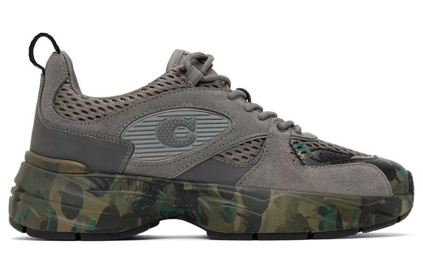 Coach 1941 Grey Tech Runner Sneakers (CB408 UE6)