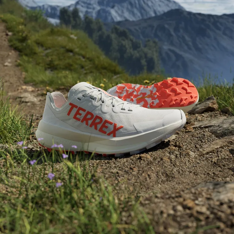 Adidas Terrex Agravic Speed Trail Running Cloud White / Impact Orange / Dash Grey (IH3771)