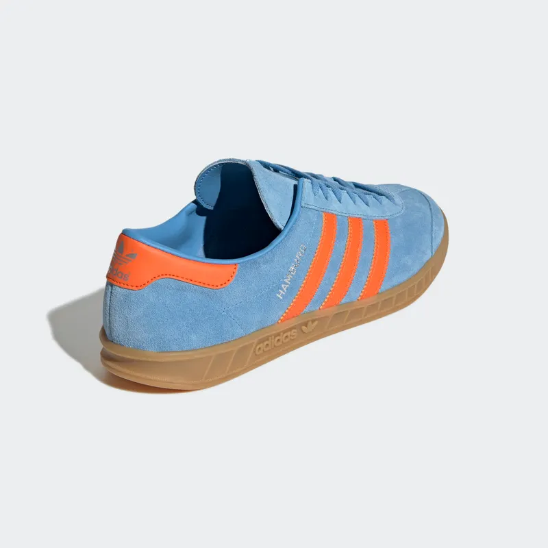 Adidas Hamburg Light Blue / Orange / Silver Metallic (GX7223)