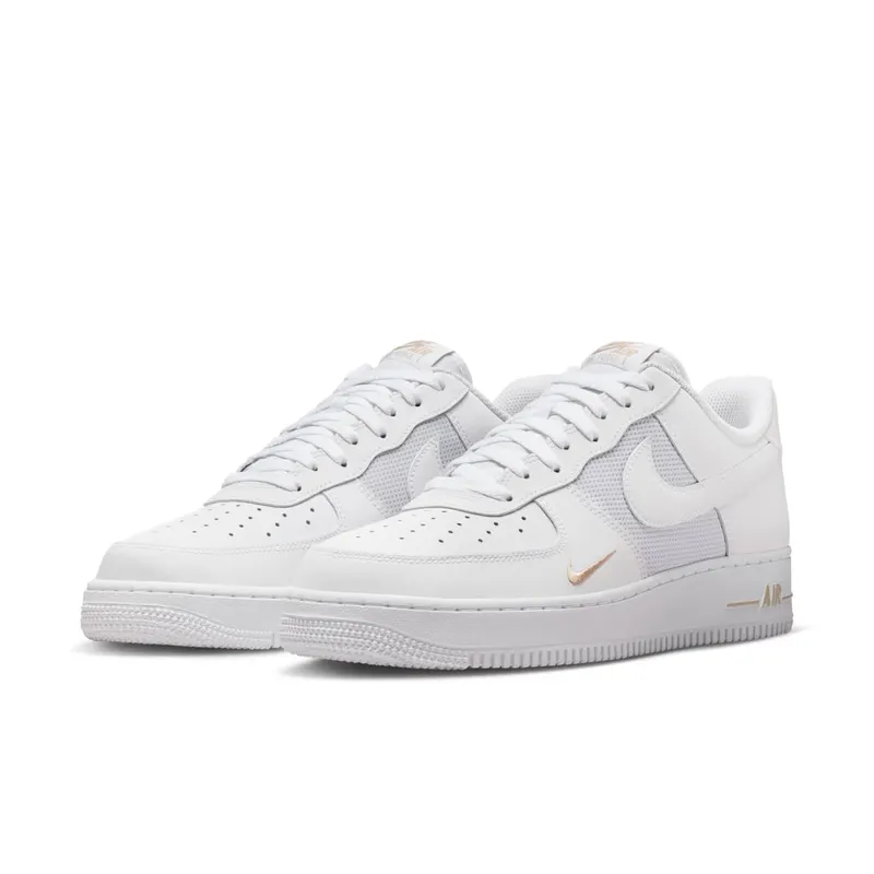 Nike Air Force 1 Low “White Desert Khaki Mini Swoosh” (IO1283-100)