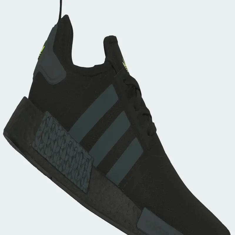 adidas NMD_R1 Shoes Core Black / Grey Six / Solar Yellow (GY7367)