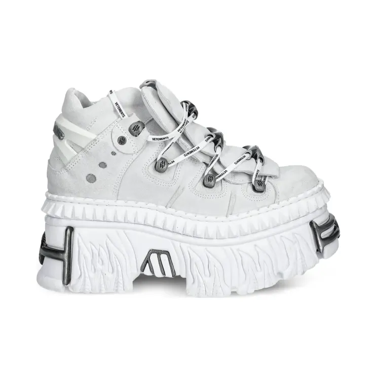 Vetements x New Rock met plateauzool “White” (UA66SN100W)