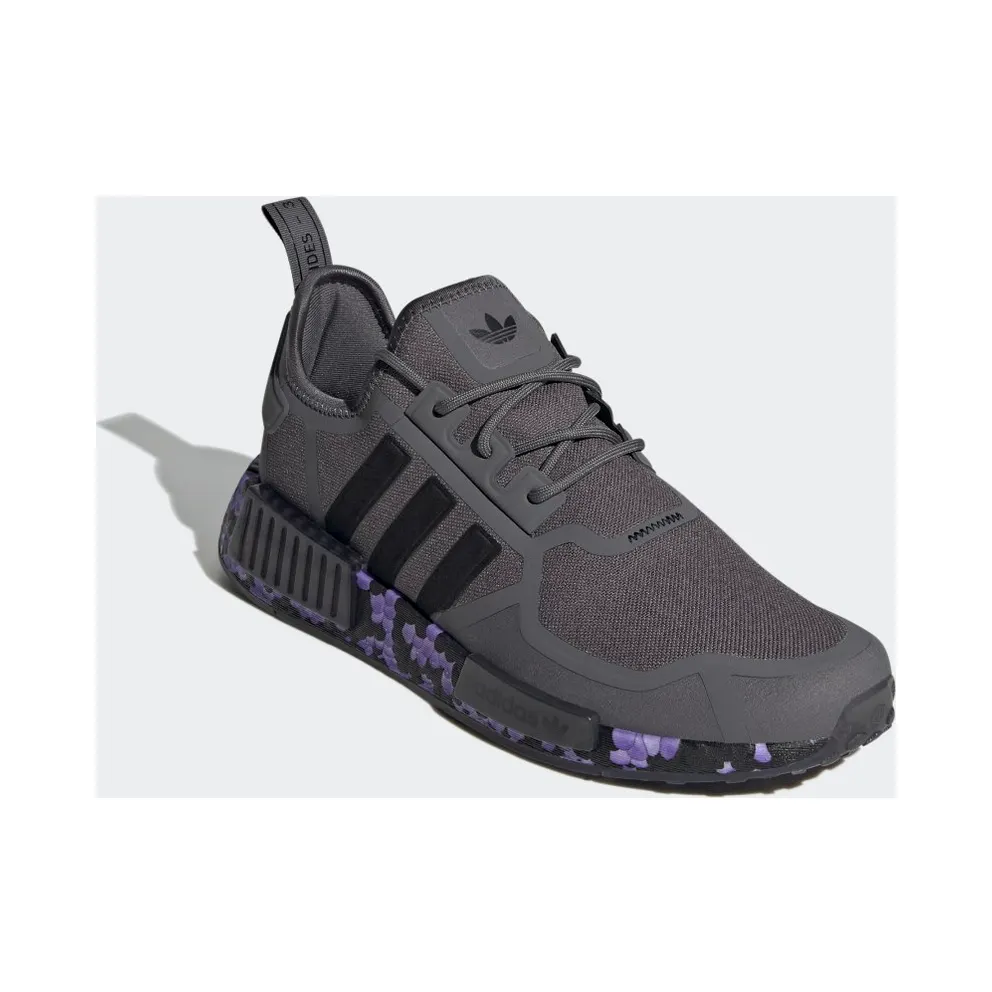Adidas NMD_R1 Grey Five / Core Black / Purple Rush (GW5636)