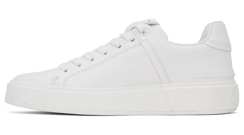 Balmain White B Court Sneakers (XN0VI690LVTR) (3)