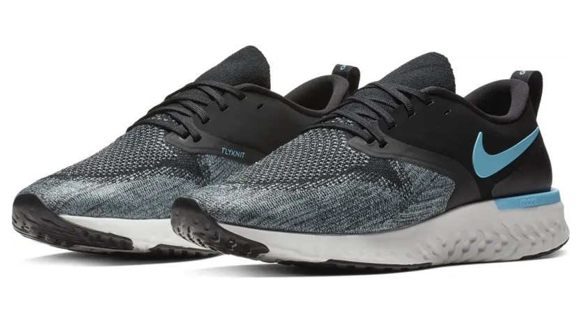 Nike Odyssey React Flyknit 2 Black Aviator Grey (AH1015-002)
