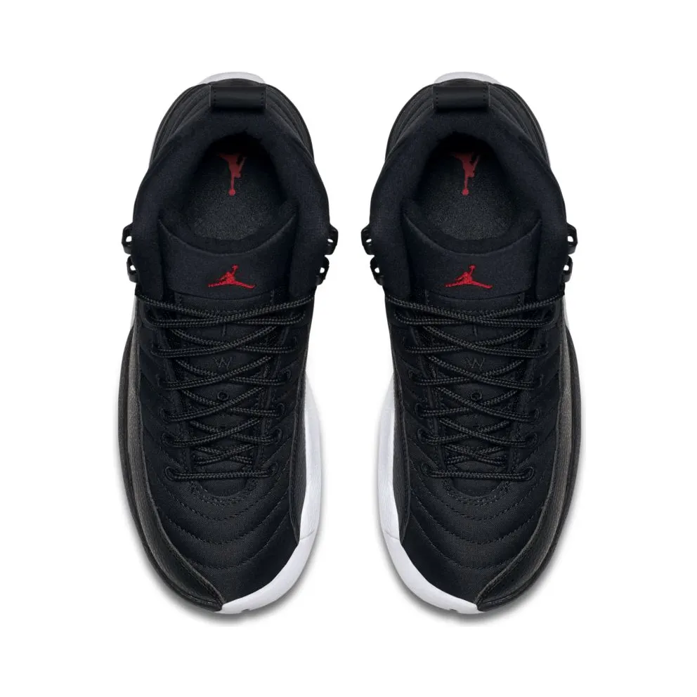 Jordan 12 Retro Nylon (GS) Black/Gym Red-White (153265-004)