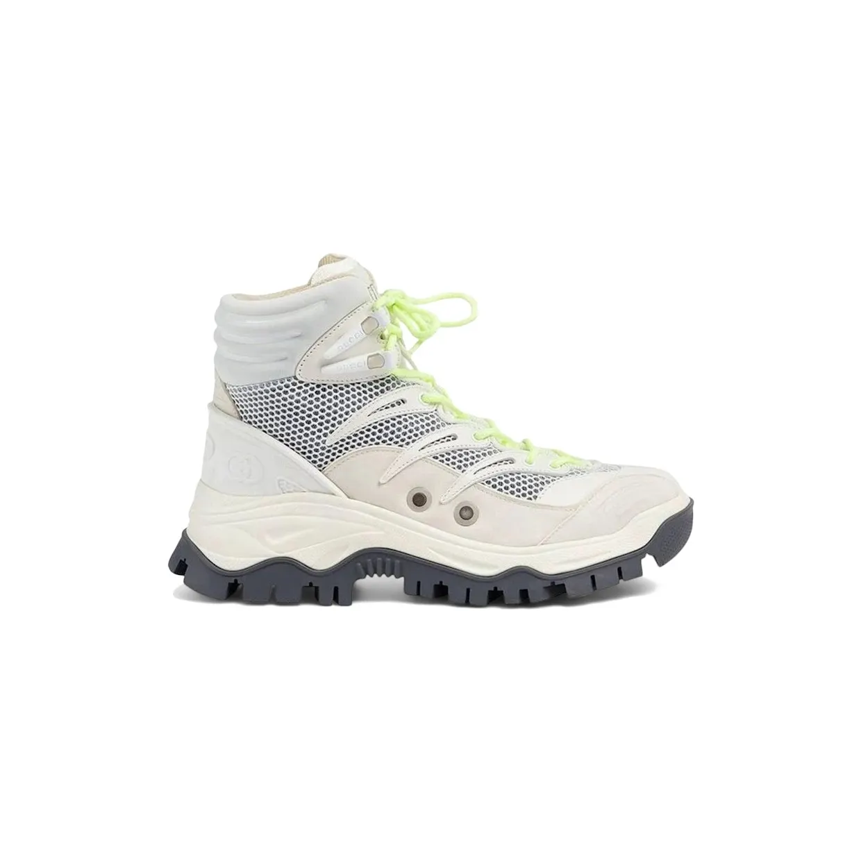 Gucci Lace Up Ankle Boot Grey White (701268 2KD20 9094)