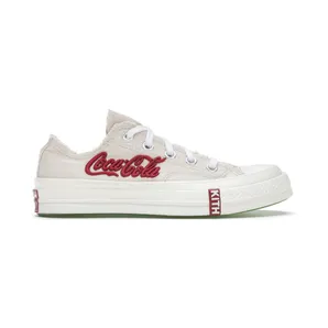 Converse Kith x Coca-Cola x Chuck 70 Low ‘Parchment’ Egret/Red/Egret (169837C)