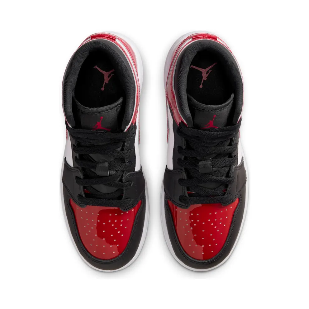 Air Jordan 1 Mid GS “Red/black” (HV4399-006)