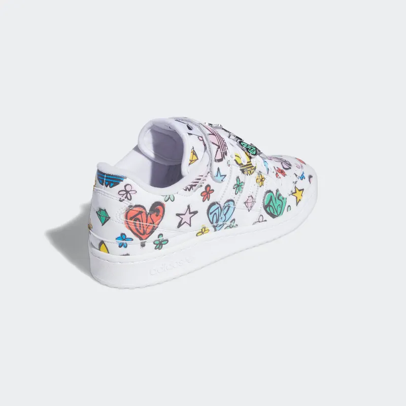 Adidas Jeremy Scott Forum 84 Low Mono Cloud White / Cloud White / Core Black (GX9668)
