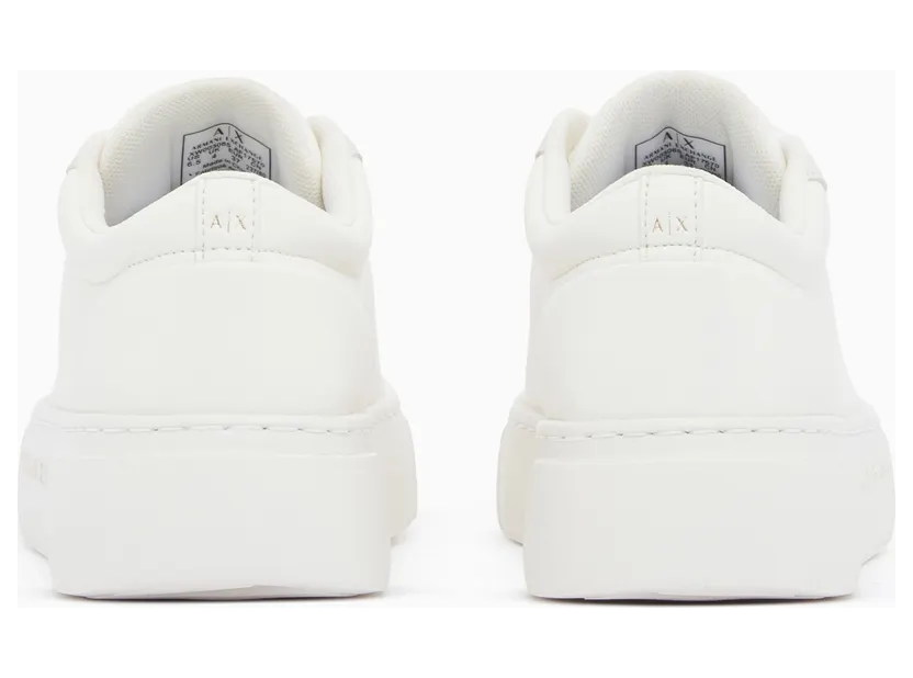 Armani Low Cut Sneakers With Suede And Tumbled Finish (XW003065-AF28674-U0011) (4)