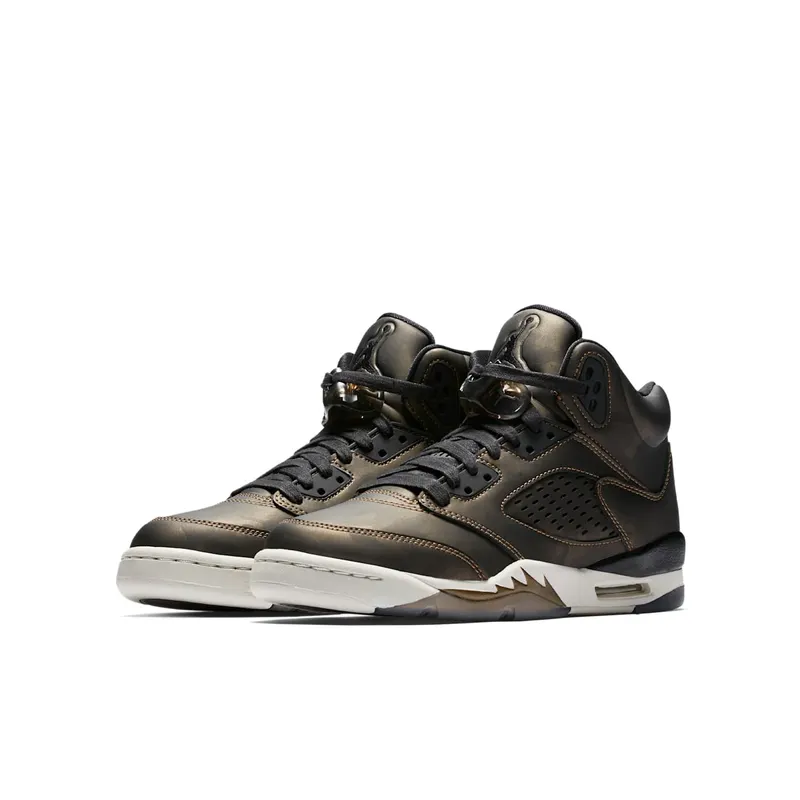 Jordan 5 Retro Heiress Camo (GS) Black/Black-Light Bone-Metallic Field (919710-030)